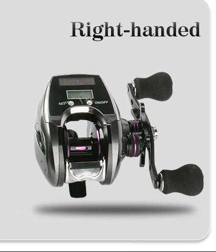 Line Counter Fishing Tackle Gear Fishing Reel Left Or Right Hand Low Profile Linedigital Display Fishing Gear