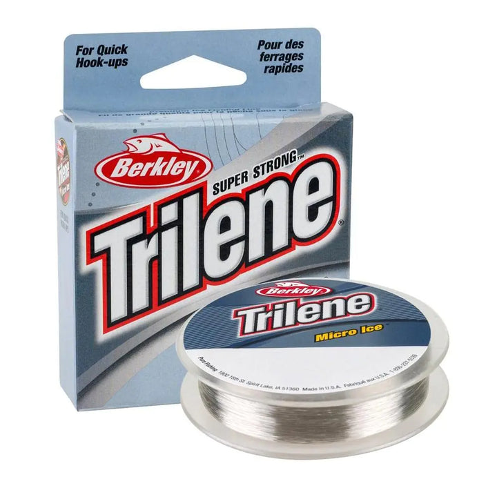 Berkley Trilene® Micro Ice® Clear Steel 6-Pound Break Strength 110yd Monofilament Fishing Line Suitable for Freshwater Environments
