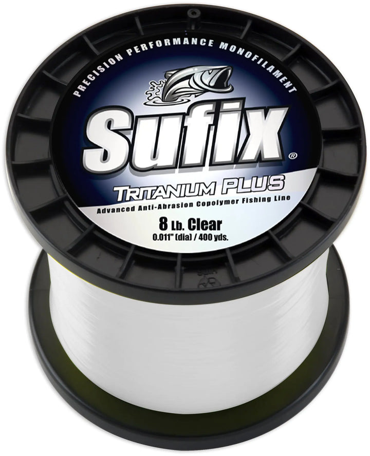 Sufix Tritanium Plus 1/4-Pound Spool Size Fishing Line (Clear 40-Pound)