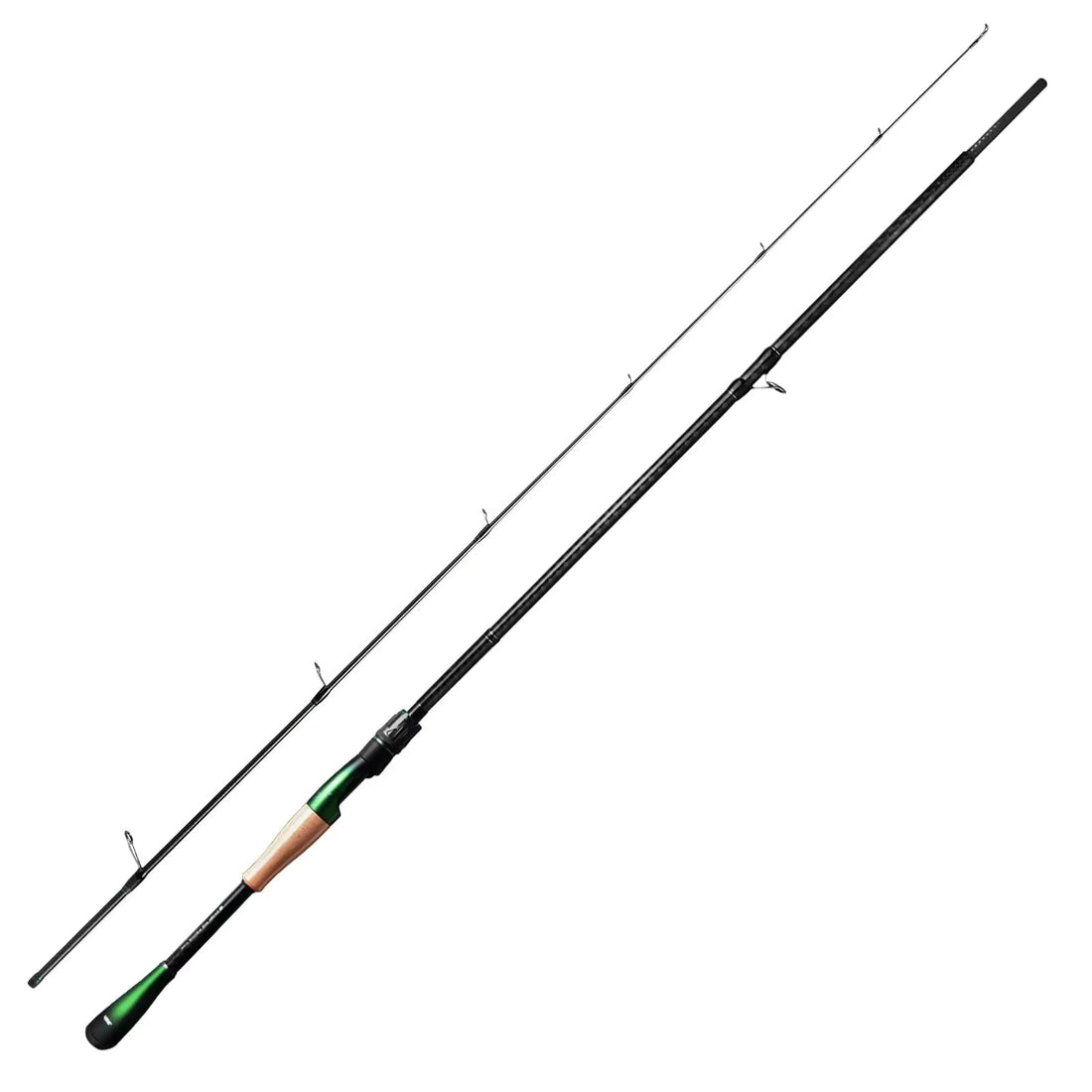 HANDING Magic Soul Spinning Rod 64 - 76 Toray 30+36T Carbon Fiber Tournament-Grade Fishing Rod Fuji Alconite Guides Fast & Extra Fast Action 2 Pcs Bass Trout Fishing Rod Cork+Carbon Handle